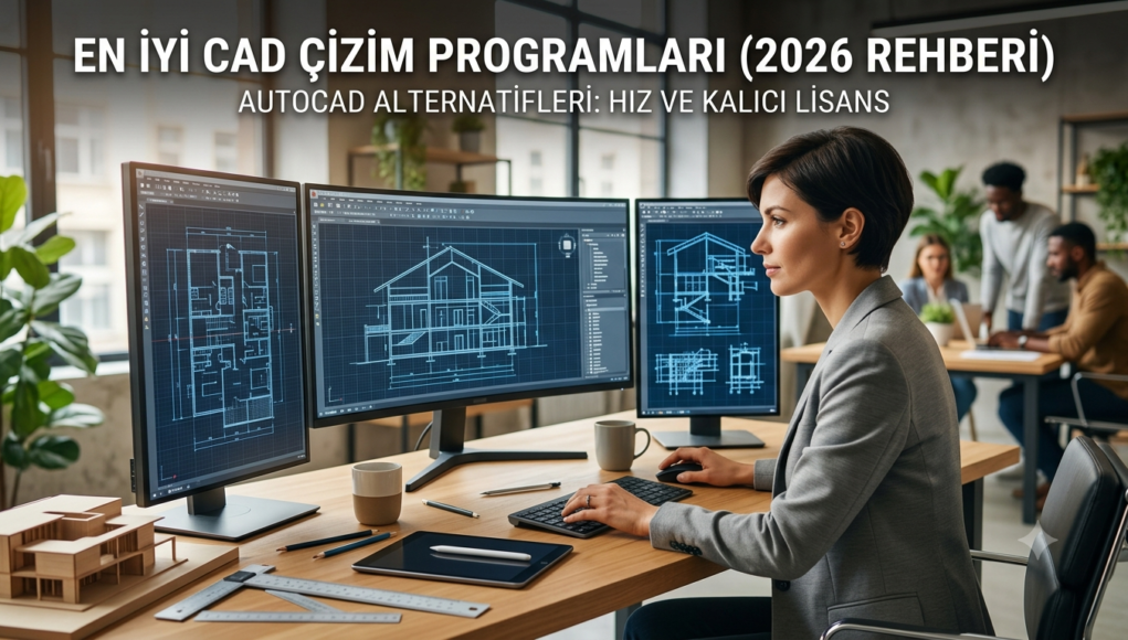 AutoCAD benzeri çizim programları ve CAD alternatifleri