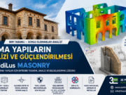 EdiLus MASONRY Nedir? Yığma Yapıların Analizi, Tasarımı ve Güçlendirilmesi