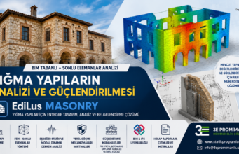 EdiLus MASONRY Nedir? Yığma Yapıların Analizi, Tasarımı ve Güçlendirilmesi
